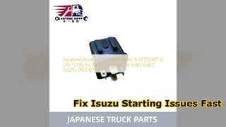 Przekaźnik rozrusznika Isuzu NQR 8971739470 Rozwiązanie naprawcze