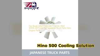 Wymiana łopatki wentylatora Hino 500 J08CT 16306 1942