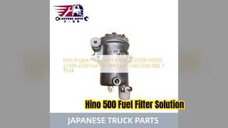 Wymiana filtra paliwa Hino 500 23300 E0020