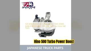 Wymiana turbosprężarki Hino 500 J08E GTC4082KLNV