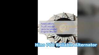 Wymiana alternatora Hino 700 E13C 24V 60A