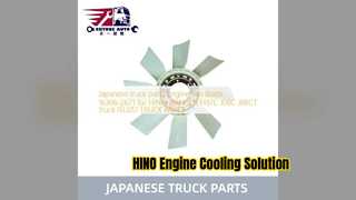 HINO J08C Łopatka wentylatora silnika 16306 2671 Wymiana