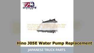 Hino 300 500 J05E Pompa wodna 16100 E0373 Wymiana