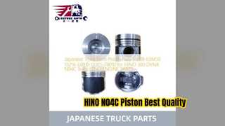 HINO N04C Zespół tłoka S130B E0M50 Niezawodne części silnika