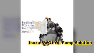 Pompa olejowa Isuzu 6WG1 8974318770 do koparek ZX460 ZX450