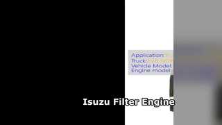 Filtr oleju silnikowego Isuzu 18761832222 dla FVR 6HK1 4HK1