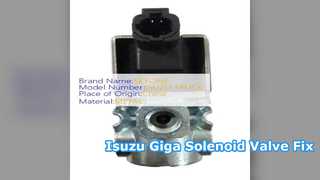 Wymiana magnetycznego zaworu elektromagnetycznego Isuzu Giga 1825638712
