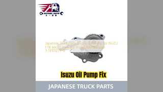 Modernizacja pompy olejowej Isuzu FTR 6BG1T