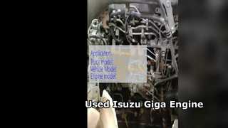 Sprzedam używany silnik Isuzu Giga 6WG1