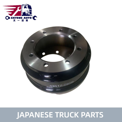 Japońskie części ciężarówki BREME DRUM 43512-2650 dla HINO 500 RANGER ciężarówka AK1J RK1J J08C J08CT w sprzedaży części silnika Hino