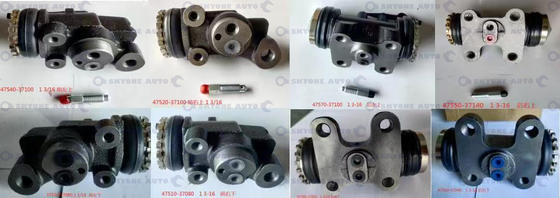 Japońskie części ciężarówek 47570-37100 Koło hamulcowe Cylinder LH side Użycie dla HINO 300 DYNA TOYOTA COASTER HINO ENGINE PARTS