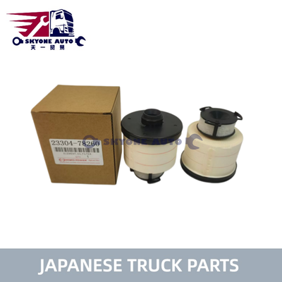 Części silnika Hino Element filtra paliwa 23304-78260 23304-78150 Stosowanie do ciężarówki HINO 300 DUTRO N04C