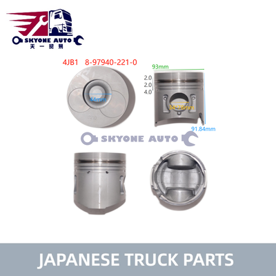 Japońskie części do samochodów ciężarowych Tłok silnika 8979402210 8-97940221-0 dla ISUZU 2.8TON TFR 4JB1T OEM 8-97940221-0