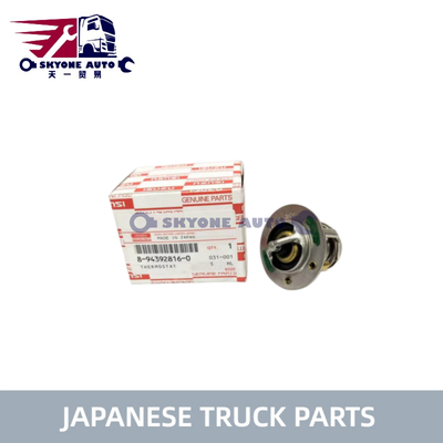 Japońskie części do ciężarówek Termostat 8-94392816-0 894392816-0 dla ISUZU FVR33 6HH1 Truck ISUZU TRUCK PARTS