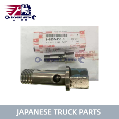 Części do ciężarówek japońskich Zawór pompy paliwa 8980749550 8-98074955-0 do ciężarówki ISUZU NPR71 NQR75 4HK1 6HK1 CZĘŚCI DO CIĘŻARÓWEK ISUZU