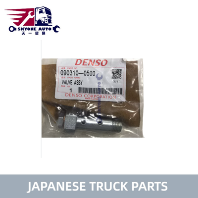 Japońskie części ciężarówek Denso 090310-0500 Zawór przepływowy pompy dla ciężarówek HINO PC400-7 PC400-8 Części silników Hino