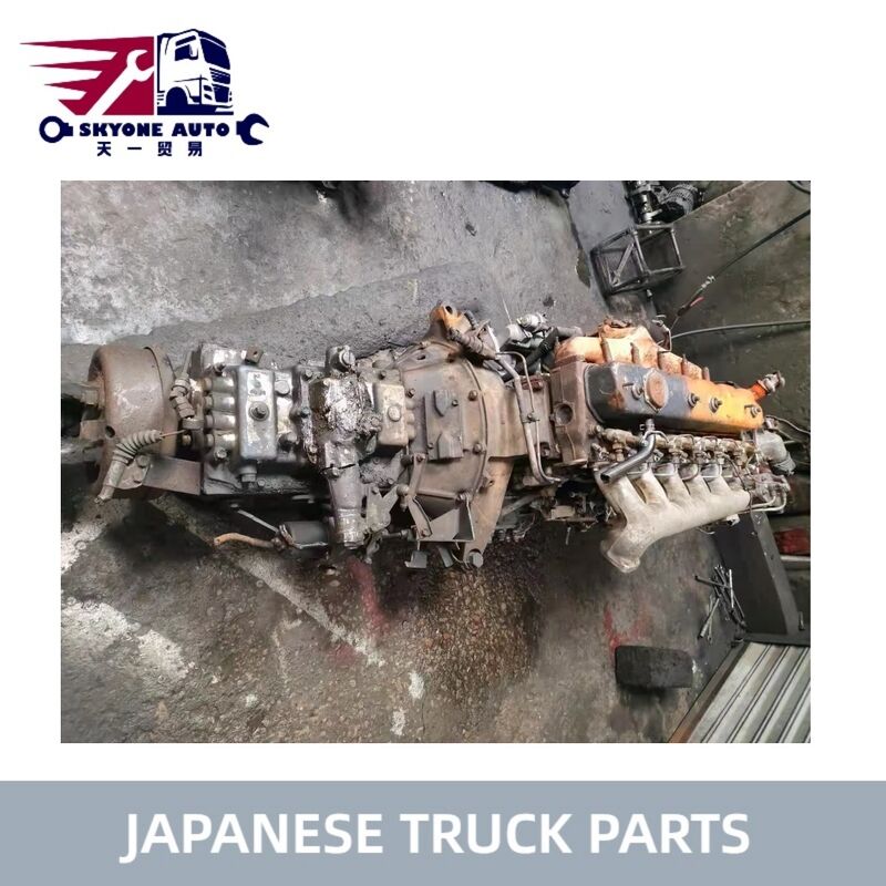 Części do japońskich ciężarówek UŻYWANE Silnik z 6-biegową skrzynią biegów Dobry stan Do ISUZU FTR 6BG1 na sprzedaż Części używane Isuzu