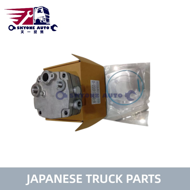 Japońskie części do samochodów ciężarowych Głowica sprężarki 8976140550 8-97614055-0 dla ISUZU FVR LTLV 6HK1 4HK1 ciężarówka ISUZU TRUCK PARTS